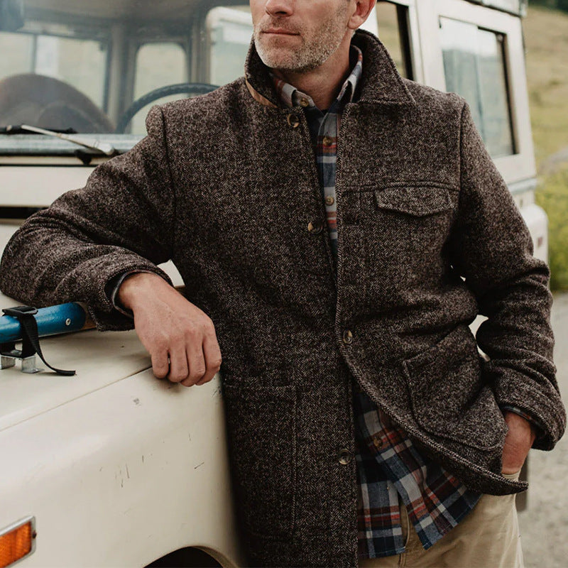 Men’s Casual Collar Jacket – Refined Style for Everyday Wear