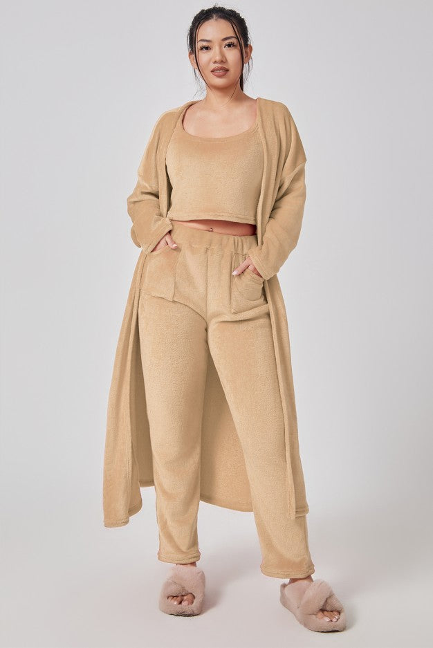 Soft & Fluffy Luxe 3-Piece Loungewear Set