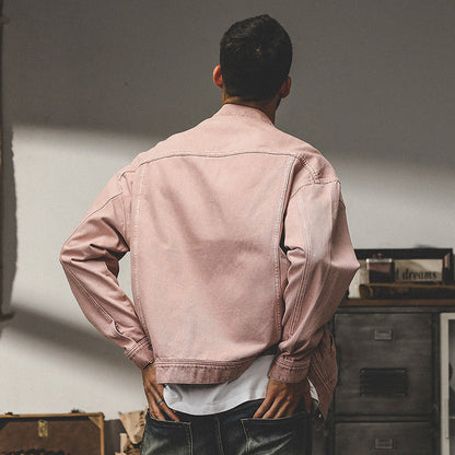 Classic Vintage Denim Jacket for Men