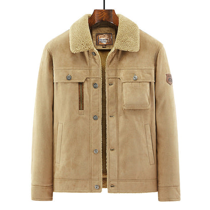 Men’s Deerskin Sherpa-Lined Winter Jacket