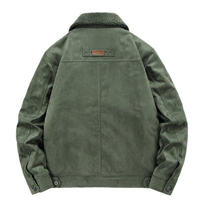 Men’s Deerskin Sherpa-Lined Winter Jacket