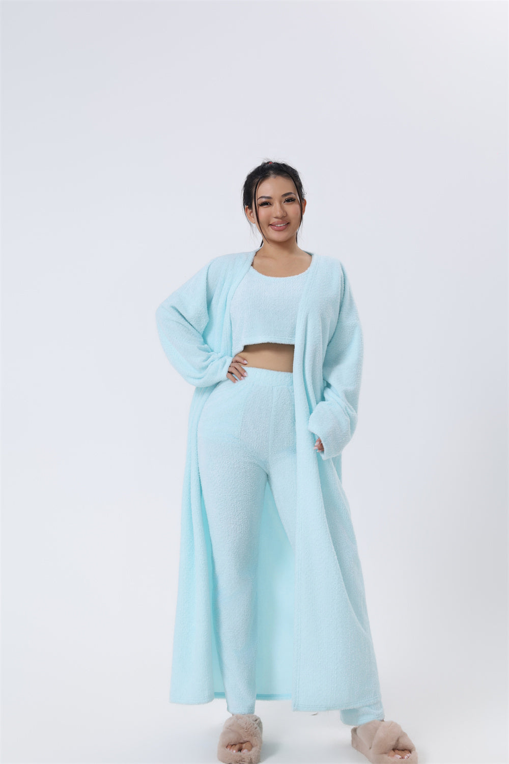 Soft & Fluffy Luxe 3-Piece Loungewear Set
