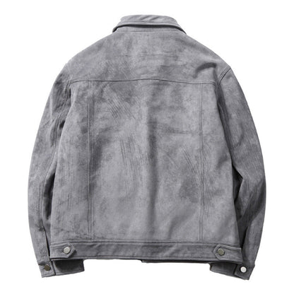 Spring Men's Thin Suede Jacket